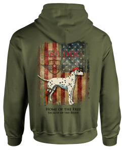 Grunge Flag Hooded Sweater